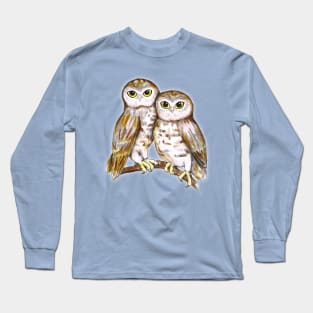 Two cute owls Long Sleeve T-Shirt